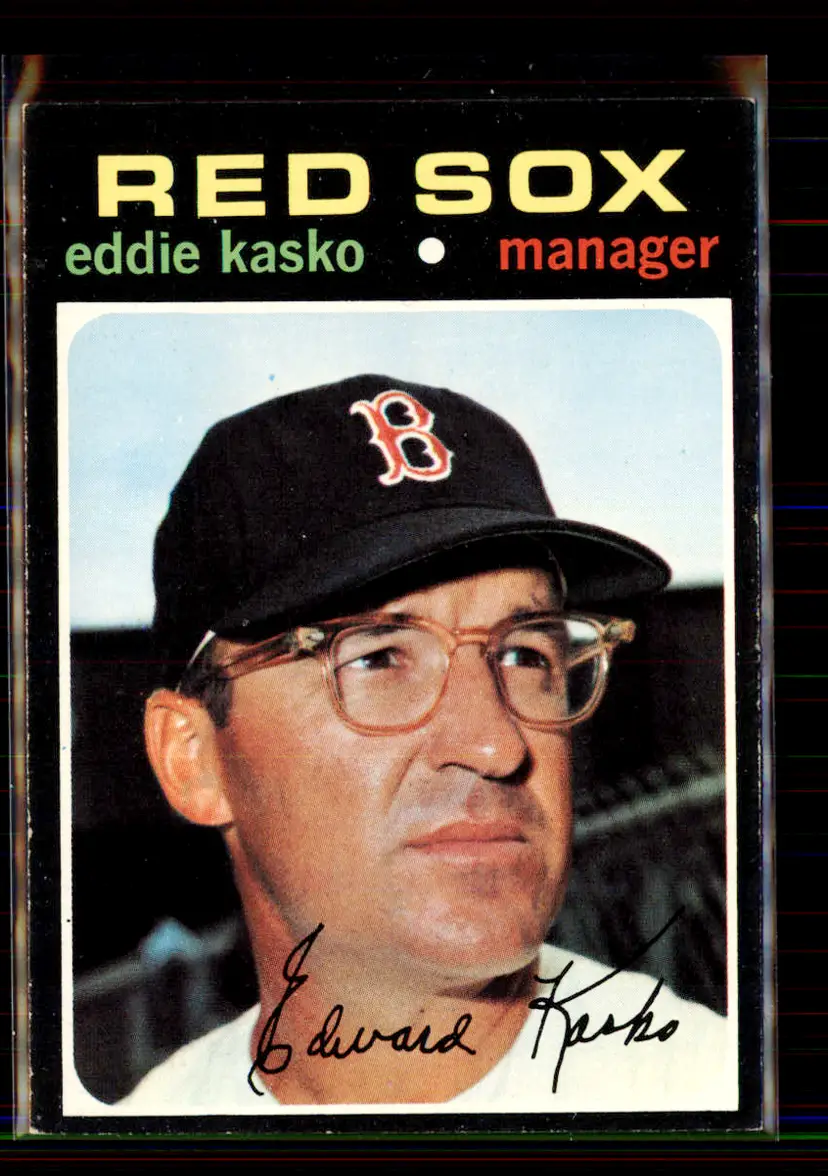 Eddie Kasko 1971 Topps #31 - Boston Red Sox - (146-200)