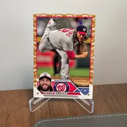 Trevor Williams (Washington Nationals) 2023 Topps Update Series Camo Parallel /25