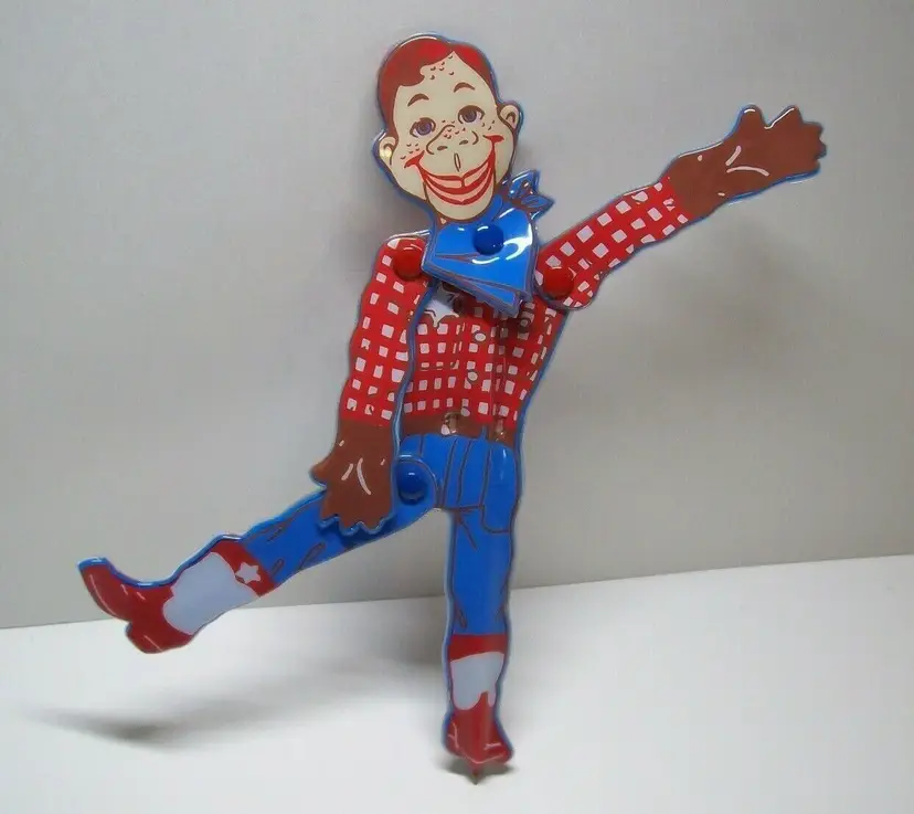 Howdy Doody Puppet Pen Movable Hands Head Legs 1988 NBC Vintage Western Cowboy