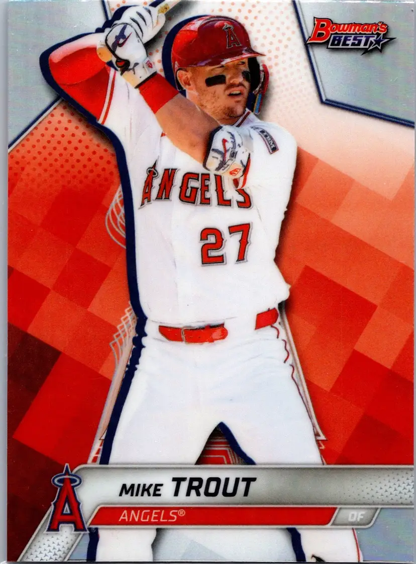 2025 Bowman's Best Mike Trout #26 Refractor Angels