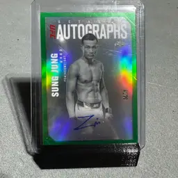 2025 Topps Chrome UFC Veteran Auto Chan Sung Jung The Korean Zombie /99 See Description
