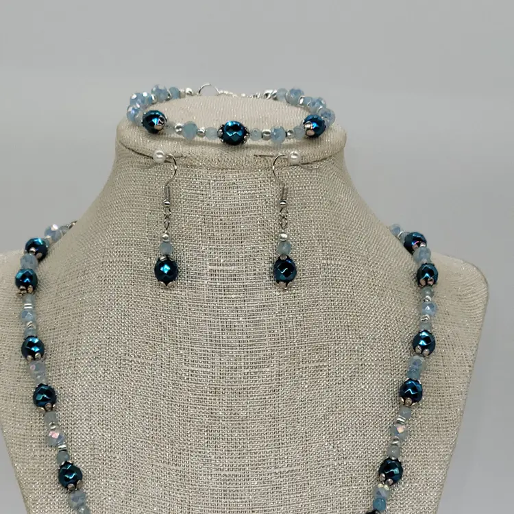 Handmade Necklace, Bracelet And Earrings