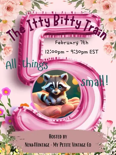 Itty Bitty Train 5 W/ Rose Cove Vintage