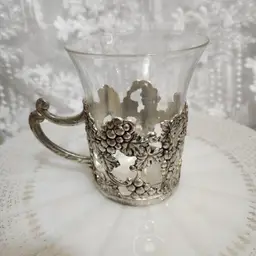 Grape Silver plate Cup