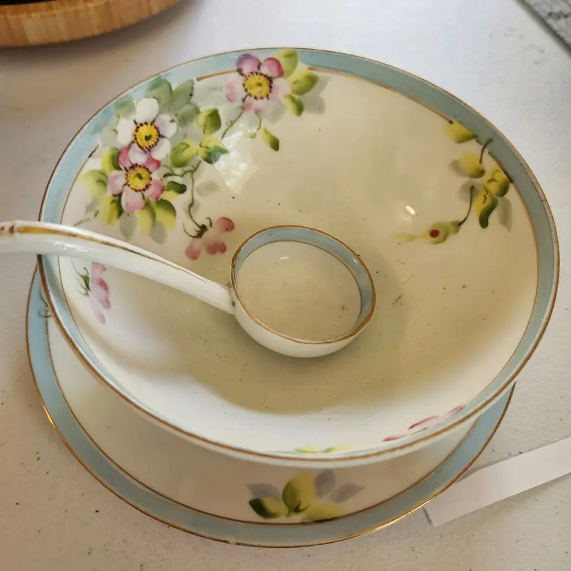 3 piece Floral Mayo Set