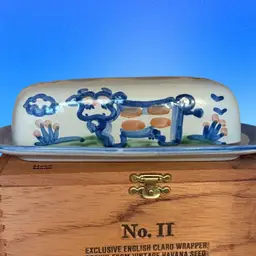 M.A.Hadley Cow Butter Dish