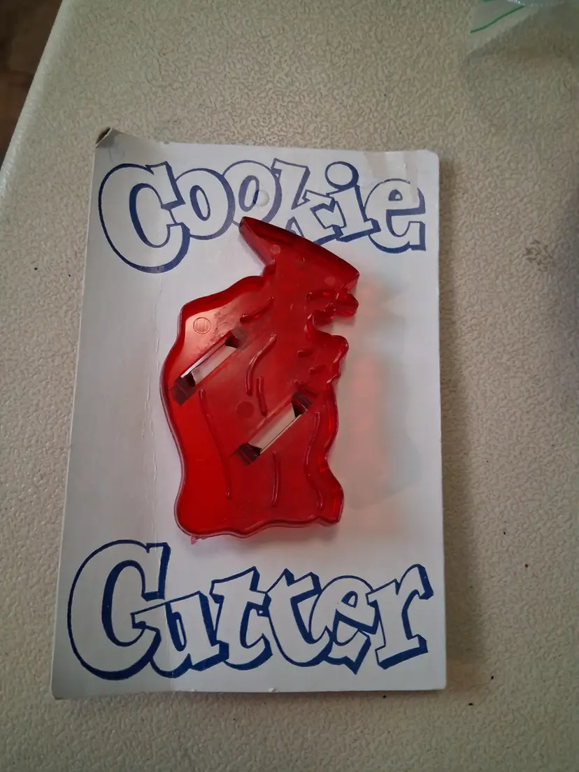 Vintage Red Witch Cookie Cutter ~ Halloween Baking Fun