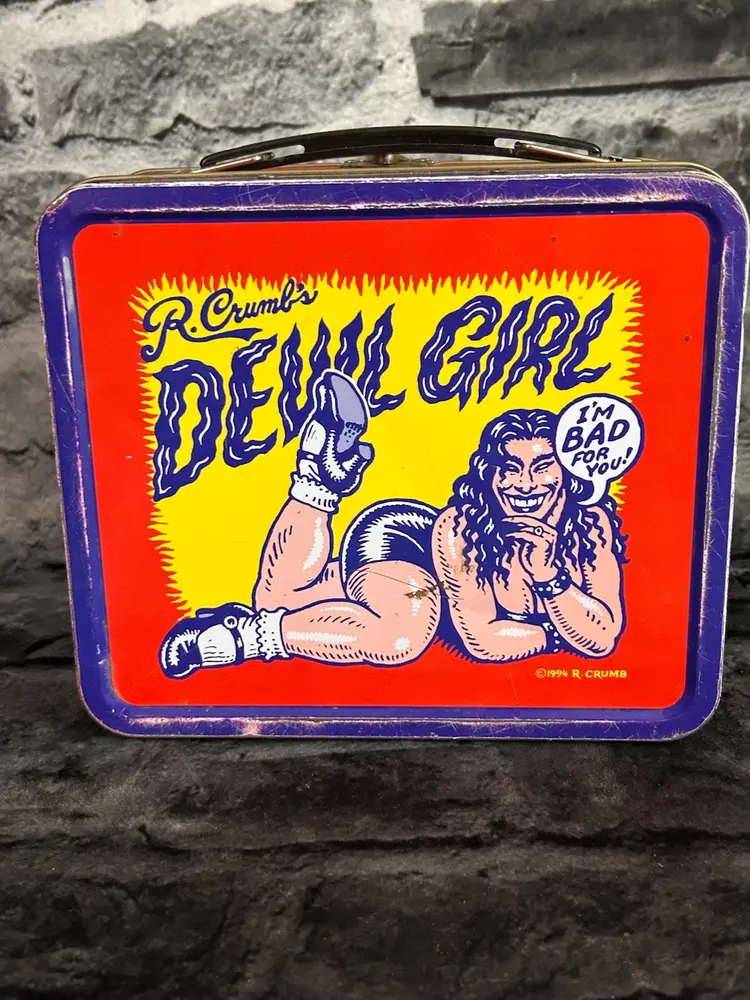 Devil Girl Metal Lunch Box