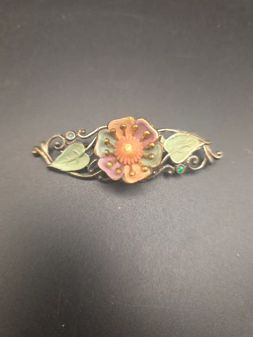 Antique floral brooch