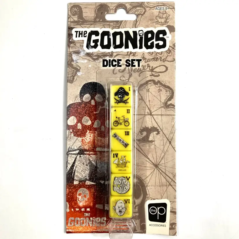 Goonies New 6 Sided Game Dice RPG D&D Counting Games & more 1980 movie theme