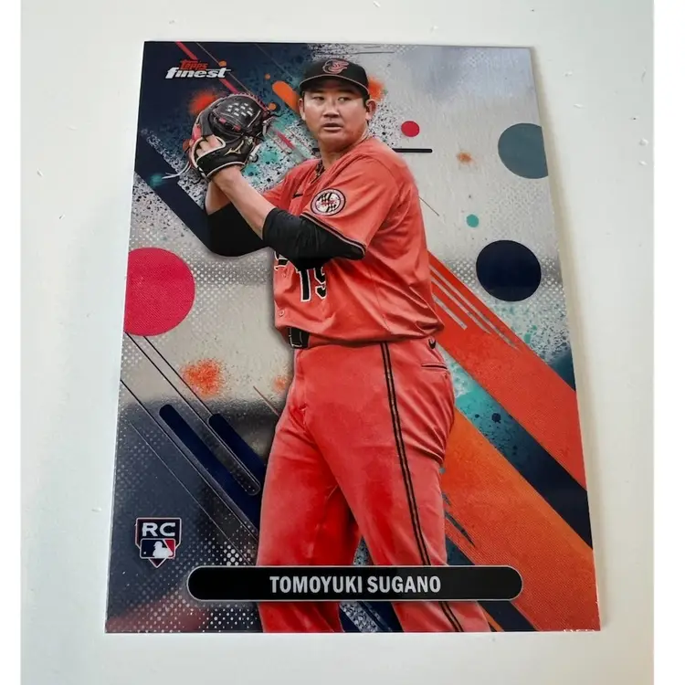 Tomoyuki Sugano RC Topps Finest Baltimore Orioles