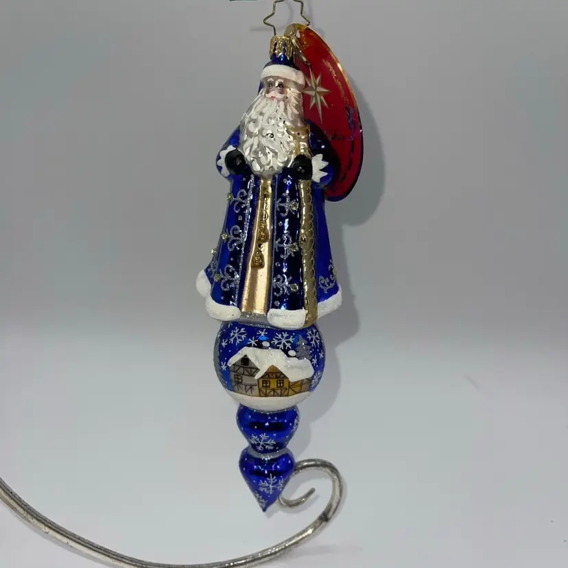 Santa Is Tops! Ornament by Christopher Radko