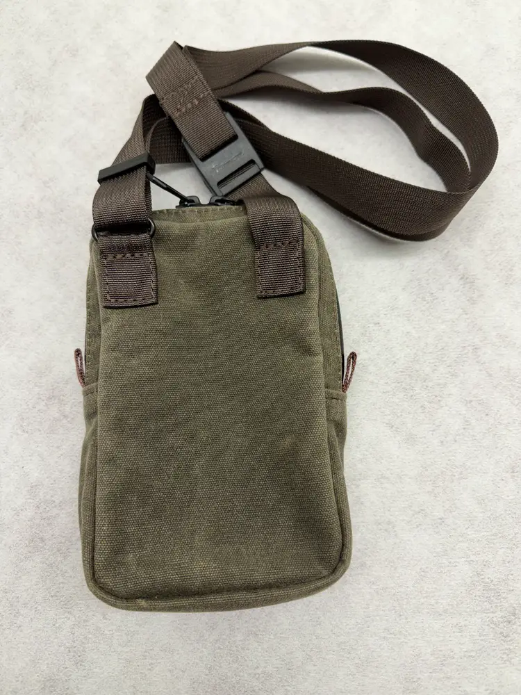 WaterField Designs Essential iPhone Pouch - Canvas with Chocolate Leather