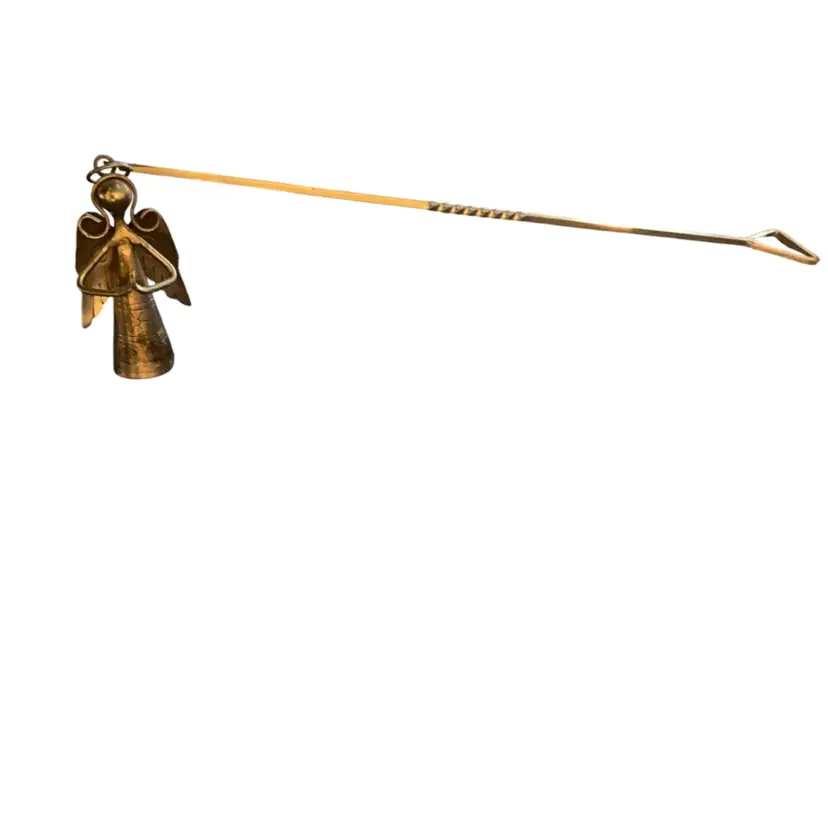 Metal Angel Candle Snuffer 4” x 15”