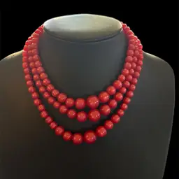 Moonglow Triple Strand Necklace
