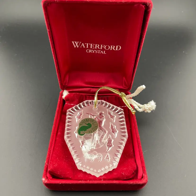 Waterford Crystal 12 Days of Christmas Ornament Pipers Piping 1994
