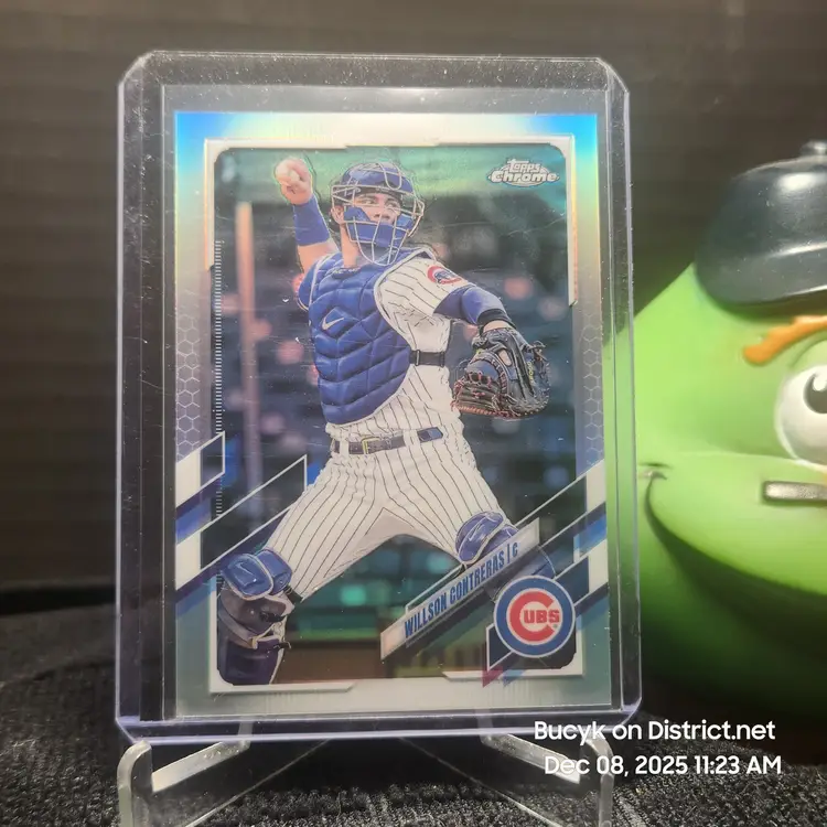 2021 Topps Chrome Refractor - William Contreras Chicago Cubs