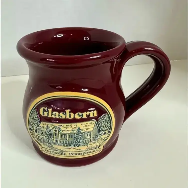 Deneen Pottery Hand Thrown Mug. Glasbern Inn in Foglesville Pennsylvania
