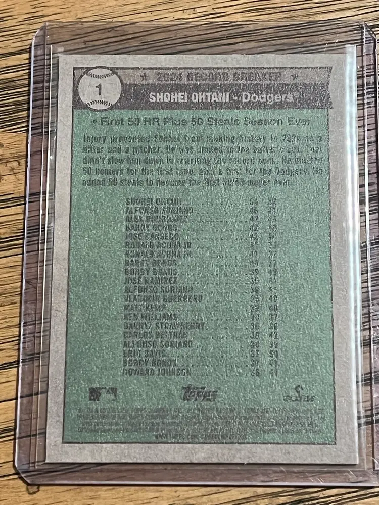 Shohei Ohtani 2025 Topps Heritage Inserts x2 ‘24 Record Breakers Blue Border + 2024 Through The Years Foil Los Angeles Dodgers