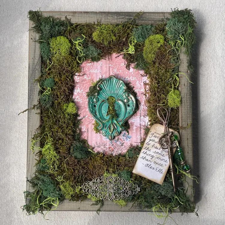 Mixed Media Art "Permission" (made by me!)