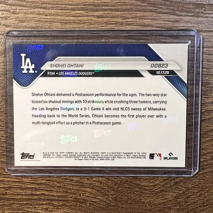 2025 SHOHEI OHTANI TOPPS NOW ROAD TO OPENING DAY BONUS #ODB23