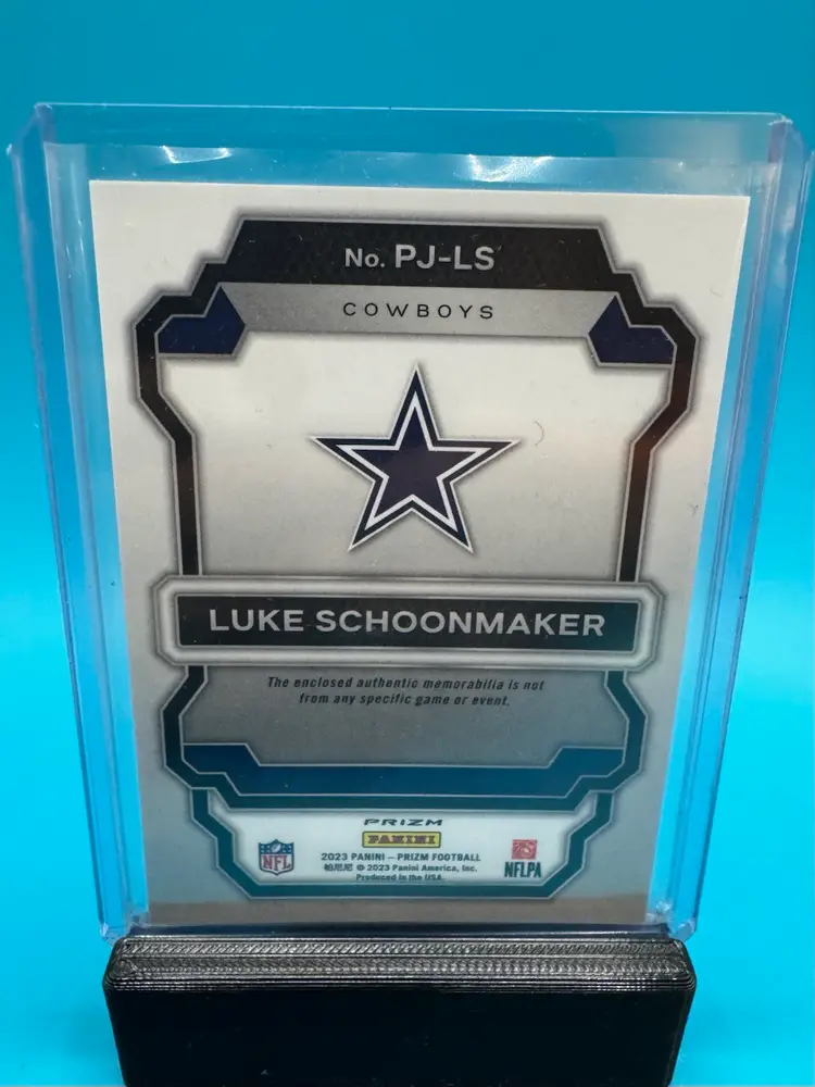Luke Schoonmaker Prizm Premier Jerseys RC Dallas Cowboys