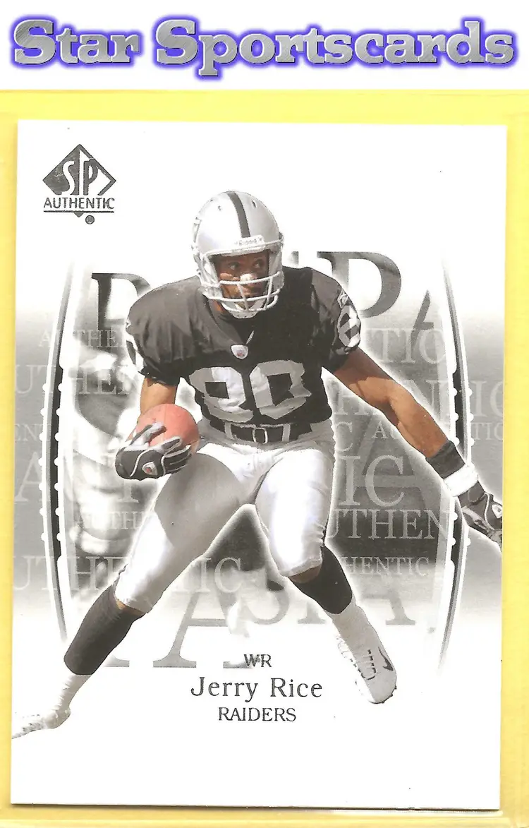 2003 SP Authentic #80 Jerry Rice Oakland Raiders