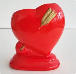 Vintage Valentine Heart Planter RB Japan