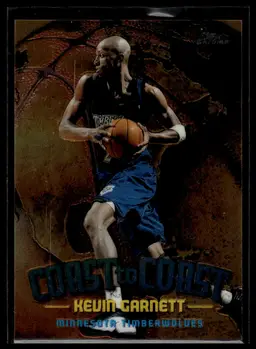 1998-99 Topps Chrome #CC8 Kevin Garnett Coast to Coast Minnesota Timberwolves