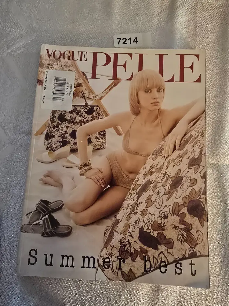 Italian Vogue Pelle March 2002 #96 Magazine (A7214)