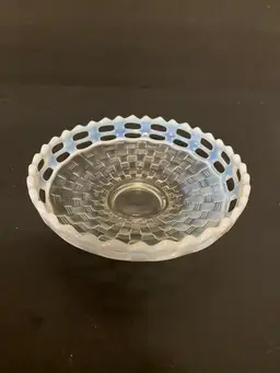 Vintage Fenton Opalescent Glass Bowl