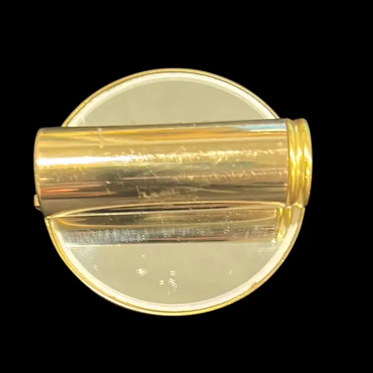 Vintage 1950s mother of pearl lipstick compact with a mirror