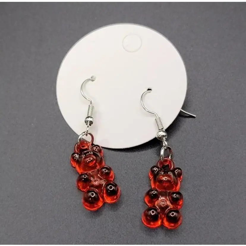 Gummy Bear Charm Earrings