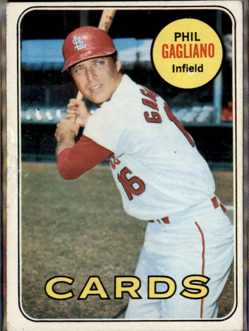 1969 Topps #609 Phil Gagliano - (pk3) - St. Louis Cardinals