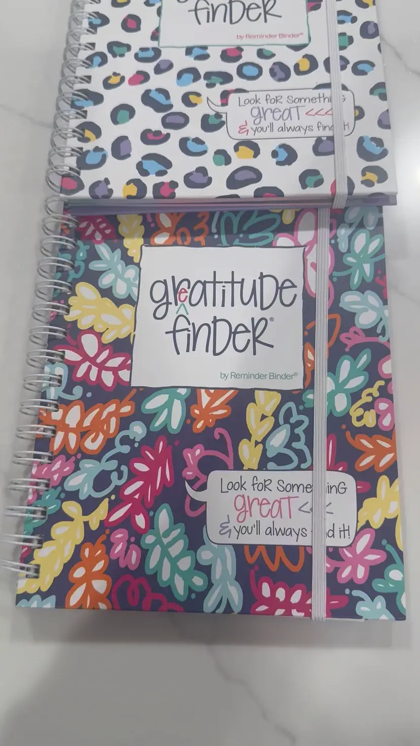 Set Of 2 Gratitude Journals-stickers Tabs 52 Weeks Gift Bundle Lot