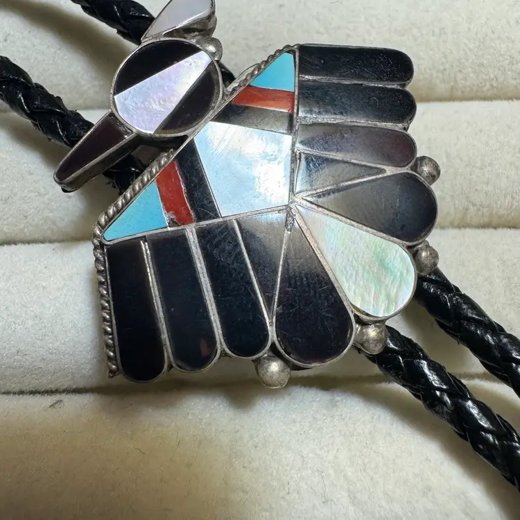 Vintage Zuni Native Bolo 34”