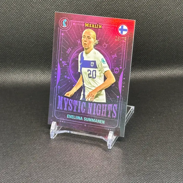 Eveliina Summanen Mystic Nights /75 2025 Topps Merlin Euros - Finland