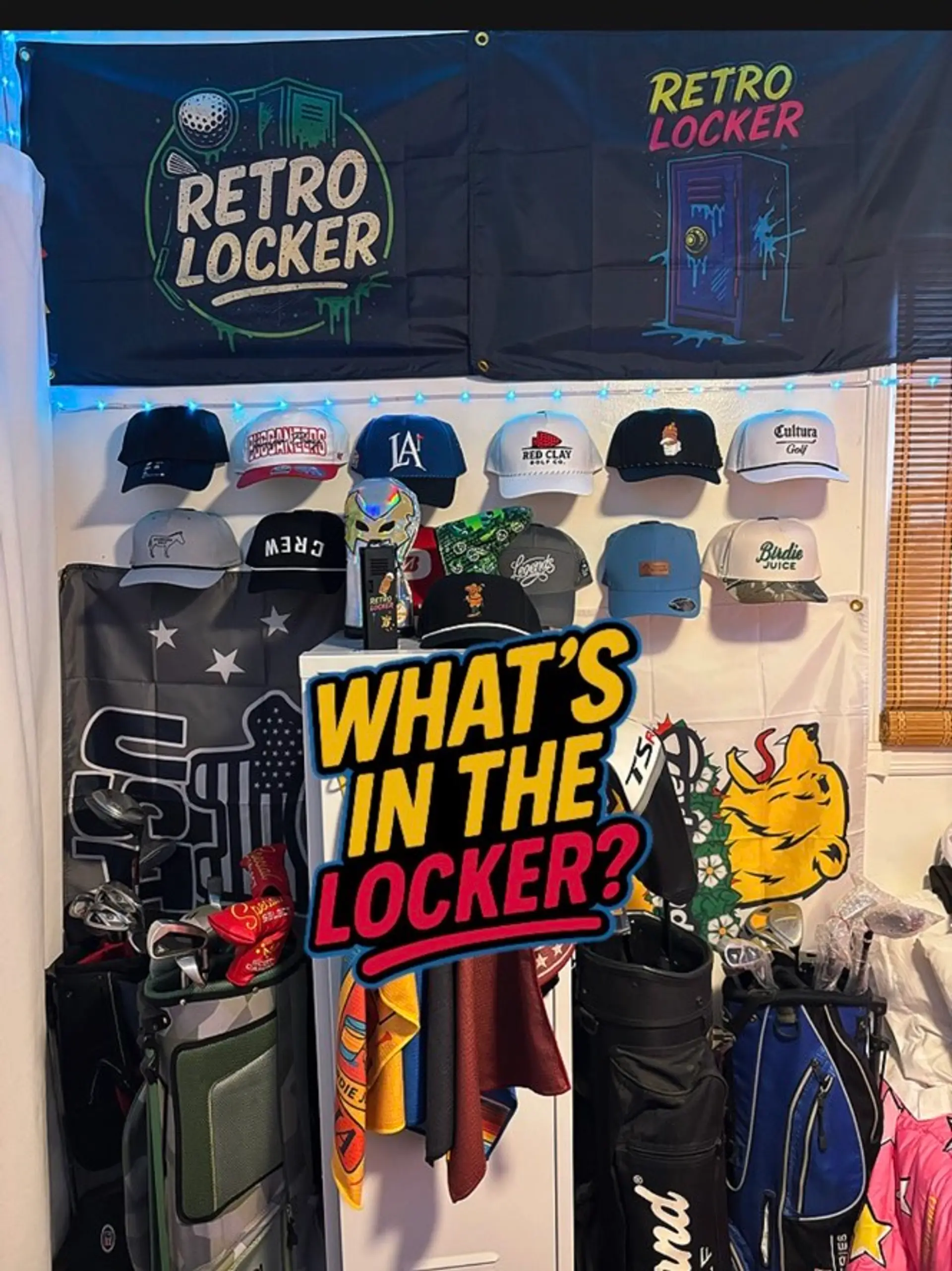 9 LOCKERS TO OPEN ⛳️