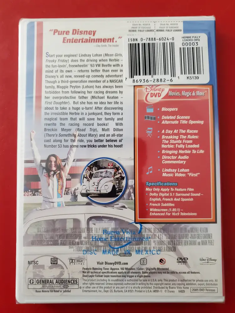 Walt Disney Herbie Fully Loaded from Kmart