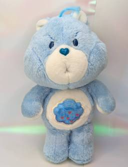 Care Bear Grumpy 13" Plush Stuffed Animal Kenner 1983 Blue Rain Cloud Sad Bear Vintage 80s collectible Cartoon toys