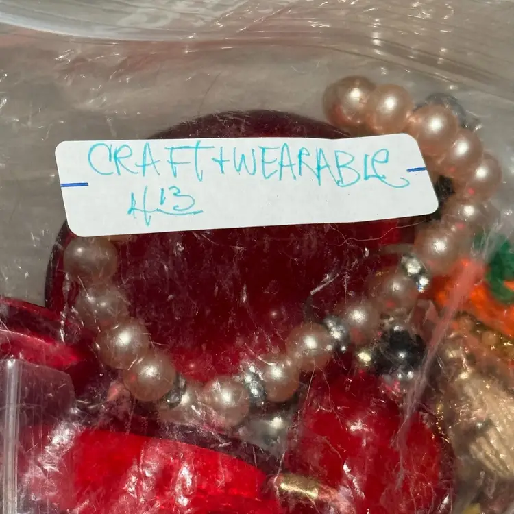 Chunky Lot of Mixed Jewelry Vintage to Contemporary **CRAFT & WEARABLE**