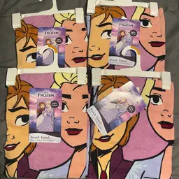 4 Pc Disney Frozen Bath Towels NWT