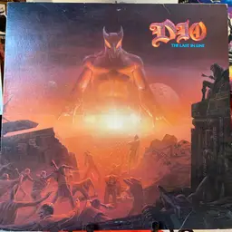 DIO The Last In Line Original 1984 Press with Postcard VG+
