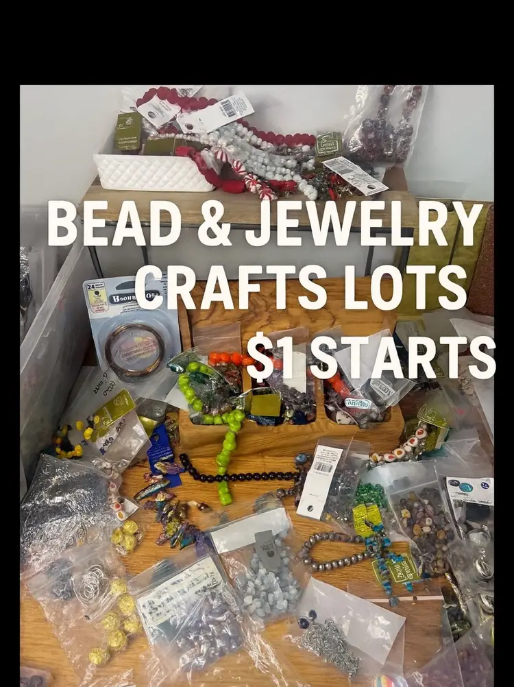 Crafters & Bead Bundles $1 Starts