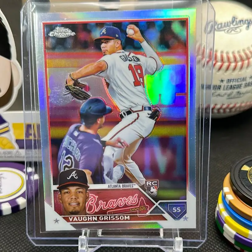 Vaughn Grissom 2023 Topps Chrome Refractor RC Boston Red Sox