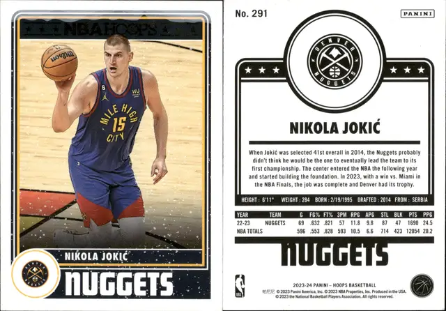 Nikola Jokic Lot of 22 Basketball Cards Denver Nuggets   CC7