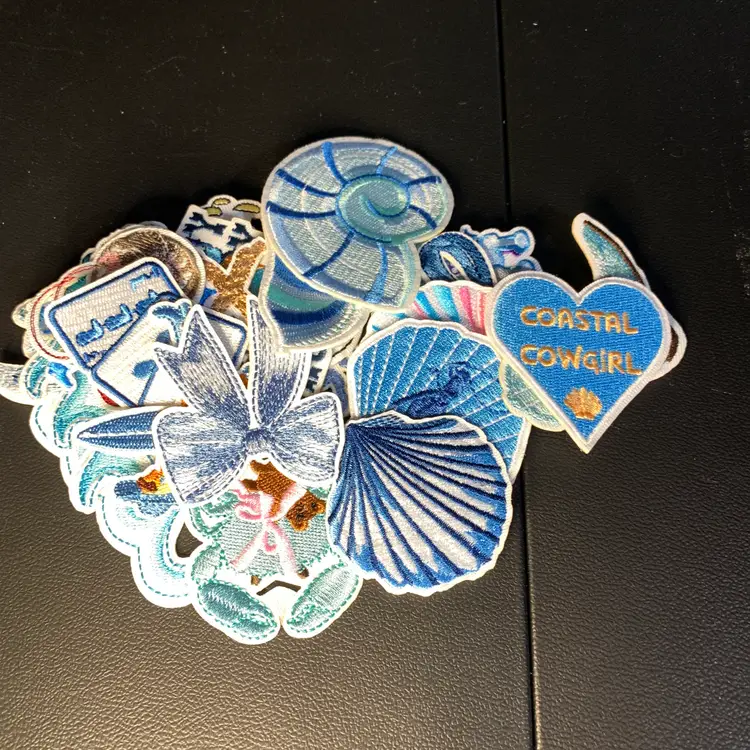 24-Coastal Cowgirl Embroidered Patches