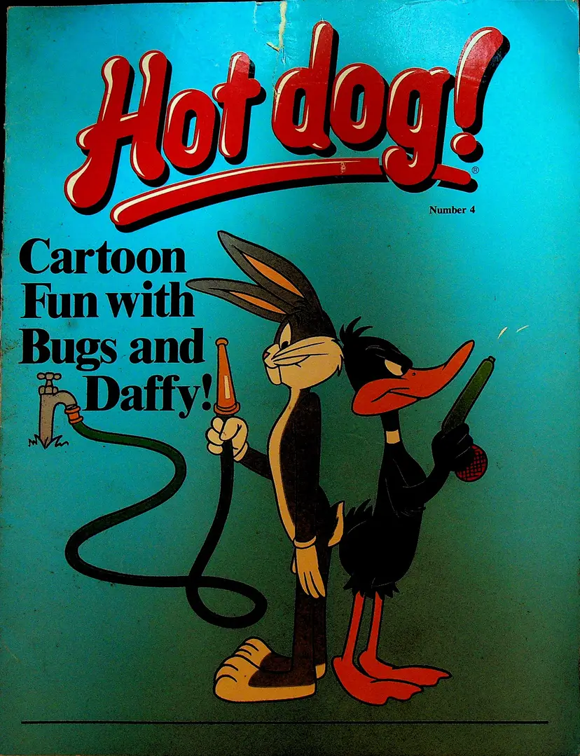 Hot Dog Magazine #4 Daffy Duck Bugs Bunny