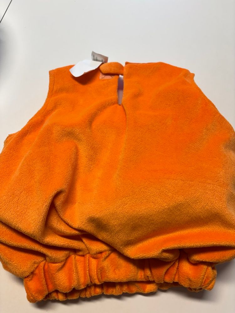 ORANGE PUMPKIN COSTUME SIZE 6-9M