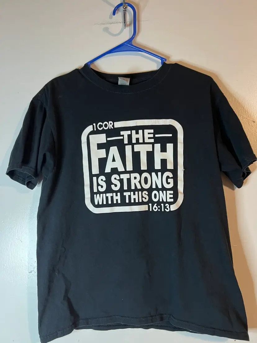 Mens Large Christian Jesus Tshirt